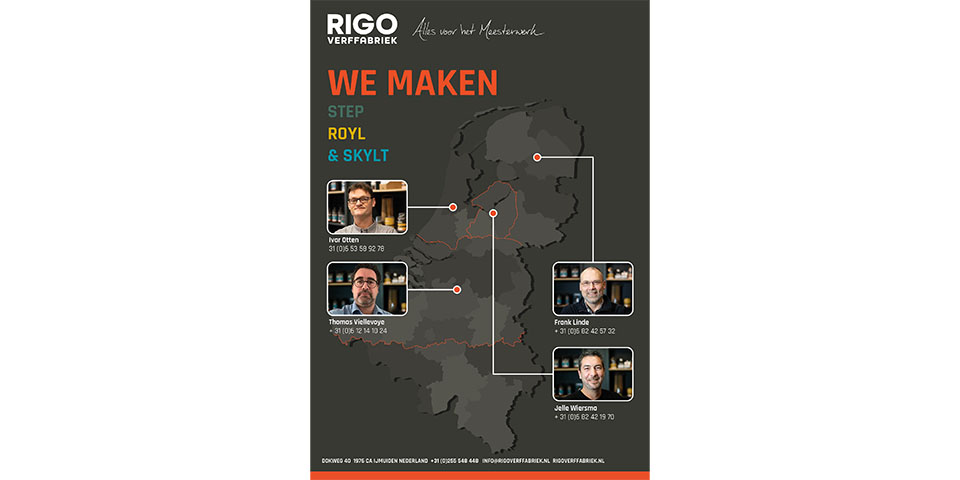 Nieuwe teamleider verkoop buitendienst RIGO Verffabriek