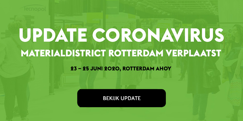 UPDATE CORONAVIRUS | MaterialDistrict Rotterdam verplaatst vanwege coronavirus