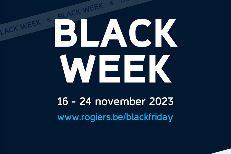 ‘Black Week bij Rogiers van donderdag 16/11 tot en met vrijdag 24/11!